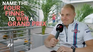 Grill The Grid  Valtteri Bottas [upl. by Aryamoy]