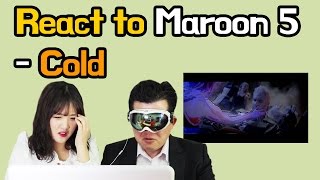 React to Maroon 5  Cold ft future  music video Korean MV Reaction  Hoontamin [upl. by Joni683]