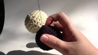 Finishing Amigurumi Stitching Pieces Together [upl. by Affer134]