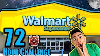 72 HOUR OVERNIGHT CHALLENGE IN WALMART PART 2 Dare or Dare [upl. by Noby231]