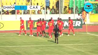 Ghana 21 Central African Republic  Goal Highlights  2023 AFCON Qualifiers [upl. by Sturdivant]