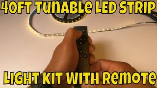 Novostella 40ft Tunable White LED Strip Light kit [upl. by Anastos]