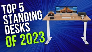 Top 5 BEST Standing Desks of 2023 [upl. by Adnawaj10]