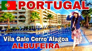 PORTUGAL Vlog 🇵🇹 Vila Gale Cerro Alagoa Hotel Our Staycation Hotel in Albufeira Algarve  Portugal [upl. by Ahsaeym424]