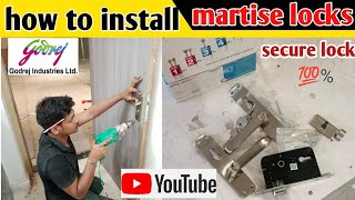 How to Install a Mortise LockDIY Mortise Lock Installation [upl. by Genesa]