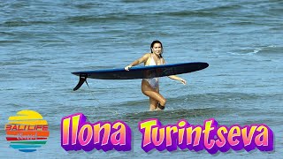 Ilona Turintseva  Batubolong Canggu  Longboard surf [upl. by Aihtenak]