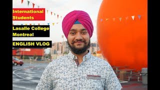 Meeting Student of Lasalle College Montreal English Vlog QnA WorkPermit Courses Jobs [upl. by Cchaddie]