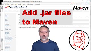 How to work with a jar file in your local maven setup  Add Install Use dependency [upl. by Renner]