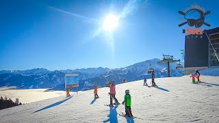 Zell am See  No3a Blue Run  Skiing Austria [upl. by Anol349]