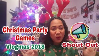 Vlogmas Day 9 Pinoy Christmas Party Games [upl. by Aserat29]