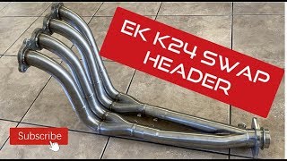 K24 SWAP CIVIC EK HEADER [upl. by Roderigo]