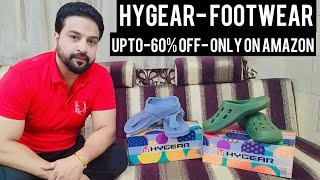 HYGEAR FOOTWEAR  SLIPPERS  SHOES  CLOGS  FLIPFLOP  UPTO 60 DISCOUNT ONLY ON AMAZON [upl. by Mehitable443]