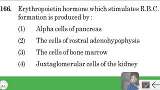 Erythropoietin hormone which stimulates RBC formation is produced by [upl. by Theodoric]