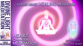 HEART CHAKRA MEDITATION with Mother MARY  GUIDED HEART HEALING MEDITATION ASCENDED MASTER MARY [upl. by Ettelegna]