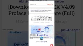 How to download GPProEX V409 Proface HMI Software  shorts hmi [upl. by Innes458]