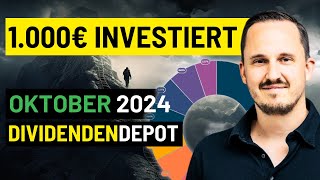 DIESE Dividenden Aktie günstig im Oktober 2024 gekauft Depot bei 50€ Dividenden pro Monat [upl. by Lowis]