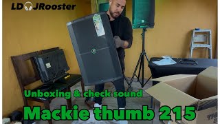 📦Unboxing y prueba de audio  ‼️Mackie Thump 215‼️🔈🔈 [upl. by Atinad]