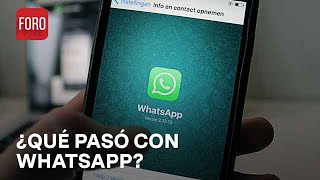 Se reportó la caída de WhatsApp hoy 3 abril 2024  Paralelo 23 [upl. by Jenni]