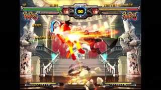 GGACR Sol AntiAir 5K Example Combos [upl. by Luaped561]