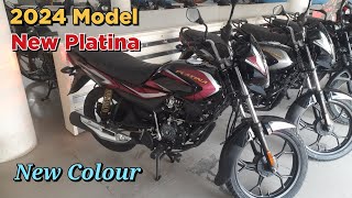 2024 Model Bajaj Platina 110cc in New Colour Detailed Review [upl. by Itirahc897]