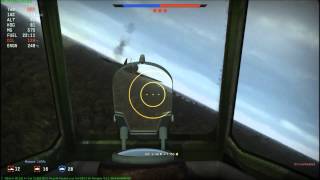 War Thunder  MC200 vs La5  manual engine control in combat [upl. by Annadiana404]