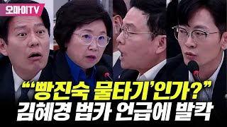 quot빵진숙 물타기인가quot 국힘 끝없는 김혜경 법카 언급에 여야 릴레이 설전으로 번진 과방위 [upl. by Wendt]