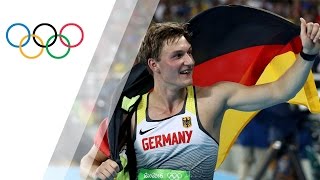 Rohler wins Germanys first javelin gold in 80 years [upl. by Naesed364]