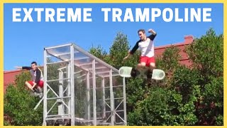 Flippenout Extreme Trampoline Show  New Bern North Carolina  USA Travel Vlog [upl. by Aerdnek]