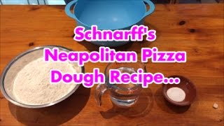 My Easy Authentic Neapolitan Pizza Dough Recipe [upl. by Llerej602]