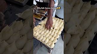 BULK SAMOSA MAKING 😋 samosa shortsfeed streetfood ytshortsindia [upl. by Eenahpets]