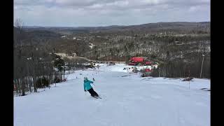 Mont Cascades Ski Resort Gatineau Quebec Canada 2024 [upl. by Adnuahsal915]