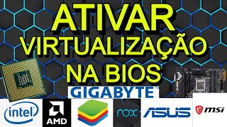 Como ativar a Virtualização na BIOS  ASUS 2022 BLUESTACKS [upl. by Atterbury]