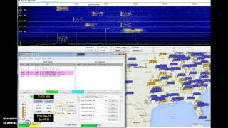 Ham Radio Digital WSJTX JT65  Selecting your Transmit  Receive Frequency [upl. by Modeerf]