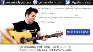 Dont Worry Be Happy guitarra acordes tutorial cover chords tocar guitarra [upl. by Guzel4]