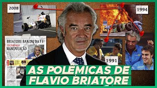 AS MAIORES POLÊMICAS DE FLAVIO BRIATORE NA F1 [upl. by Atekahs]