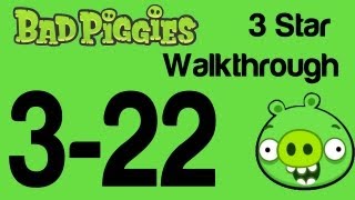 Bad Piggies  Level 322 3 Star Walkthrough When Pigs Fly  WikiGameGuides [upl. by Beverley357]