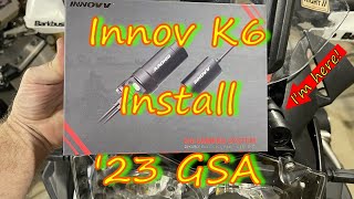 Innov K6 Unboxing Setup amp Basic Install 2023 BMW R1250GSA [upl. by Halfon]