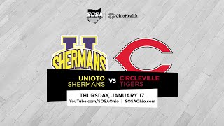 LIVE BOYS BASKETBALL  Circleville Tigers at Unioto Shermans [upl. by Nyrahtak]