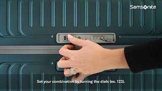 How to Reset Your Luggage Lock by Samsonite [upl. by Goldberg]