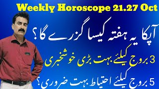 Your Weekly Horoscope October 2127 2024 Aries to Piscesastrologersaeedulhassan [upl. by Beera]