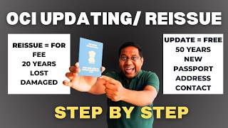 How and when to Reissue and Updating OCI Card step by Step [upl. by Lunt]