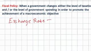 Introduction to Fiscal Policy  Expansionary vs Contractionary Policies [upl. by Nosnah]