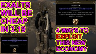 POE 319  Expensive Divines Cheap Exalts How To Take Advantage  Path Of Exile Lake of Kalandra [upl. by Gabor]