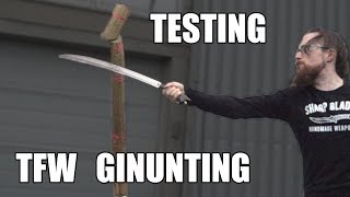 Testing the Ginunting by Traditional Filipino Weapons [upl. by Samled]