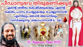 പീഡാനുഭവ തിരുമണിക്കൂർ 30052024  Fr Raphson Peter OCD Avila Sadan Karaparambu [upl. by Laris362]