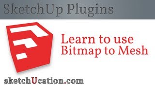 SketchUp Plugin Tutorial  Bitmap to Mesh [upl. by Ecirehs]