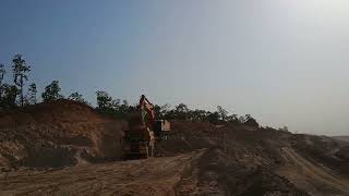 Lion of the mining industry Hitachi excavator  sany truck combination Japan with china excavator [upl. by Ahsinaj816]