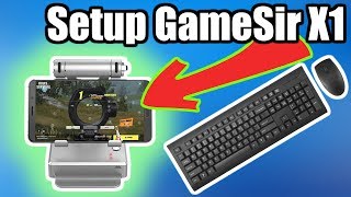 Setup Gamesir X1  Keyboard  Mouse support for Android [upl. by Ameekahs]