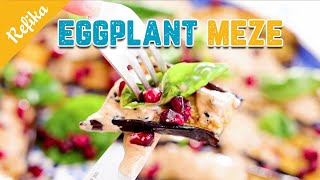 Refikas Eggplant  Aubergine Recipe with Pomegranate and Yoghurt [upl. by Glenine]