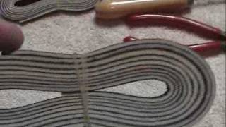 How To Relace or Restring an entire baseball glove from start to finish 1 of 6 [upl. by Inaliak]